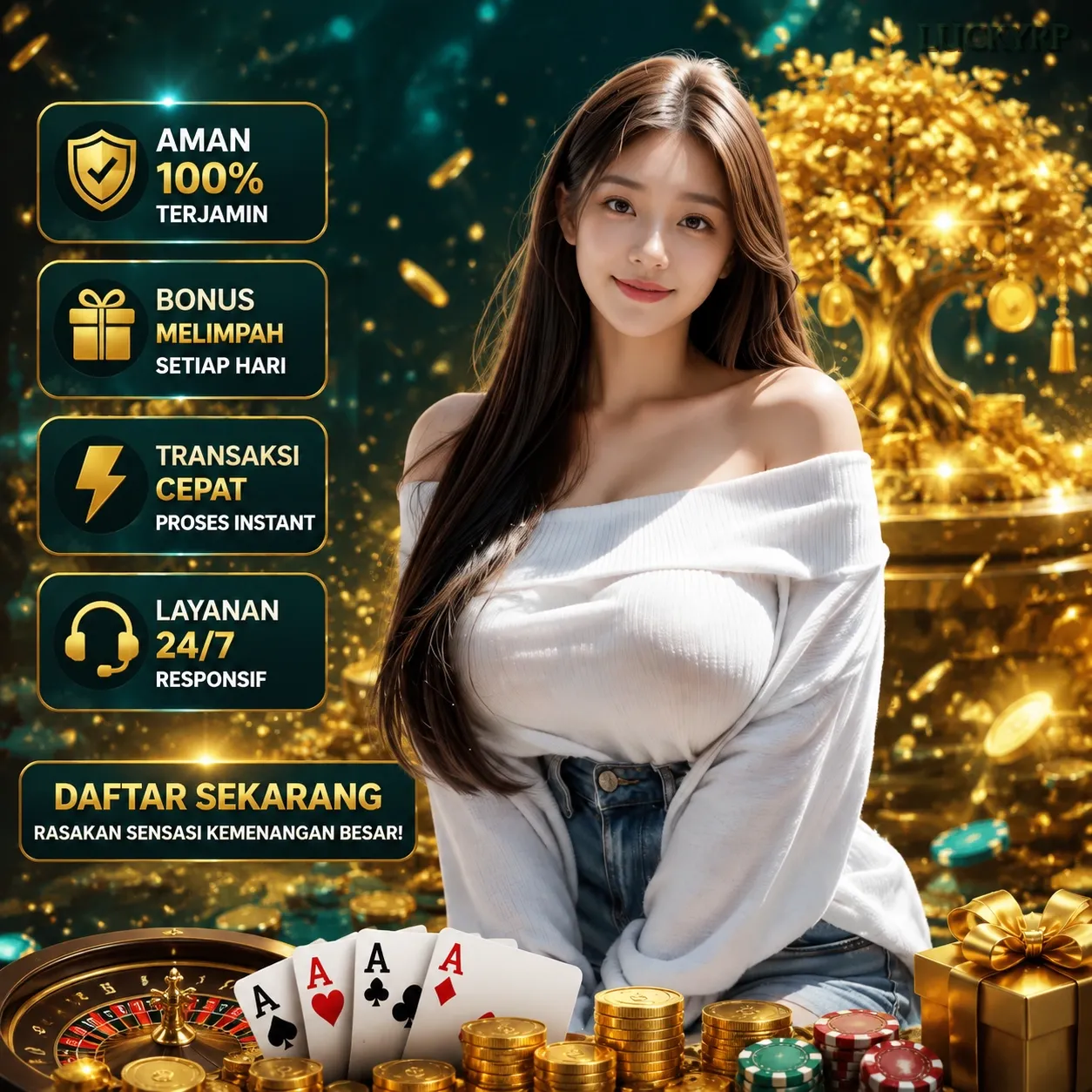 Ikon aplikasi luckyrp resmi